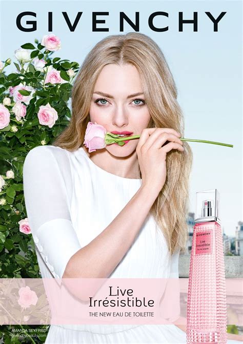 givenchy amanda seyfried live irresistible|givenchy fragrance.